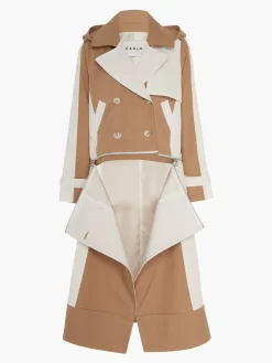 Water Resistant Sustainable Convertible Trench