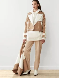Water Resistant Sustainable Convertible Trench