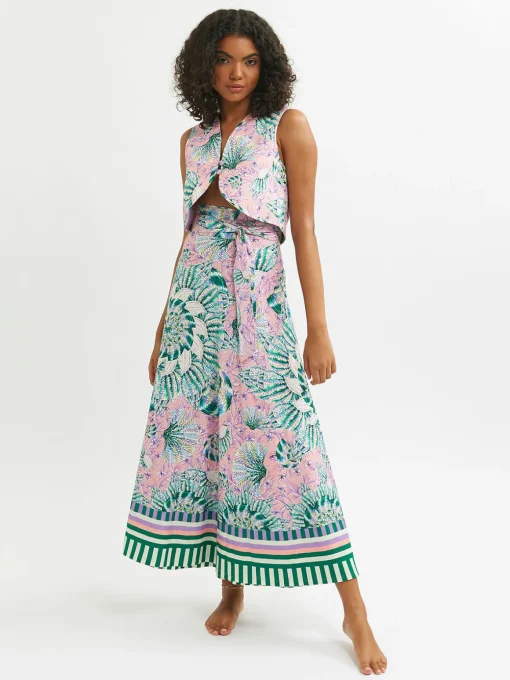 Wrap Maxi Skirt