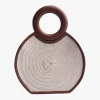 Zenu Handbag in Leather and Cana Flecha