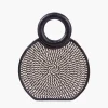 Zenu Handbag in Leather and Cana Flecha