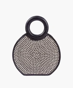 Zenu Handbag in Leather and Cana Flecha