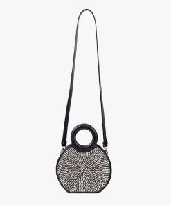 Zenu Handbag in Leather and Cana Flecha