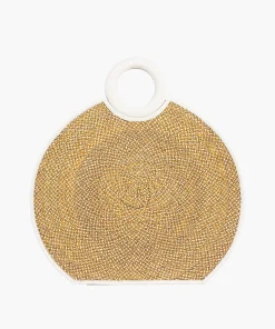 Zenu Large Handbag in Leather and Cana Flecha