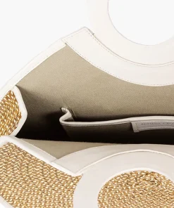 Zenu Large Handbag in Leather and Cana Flecha